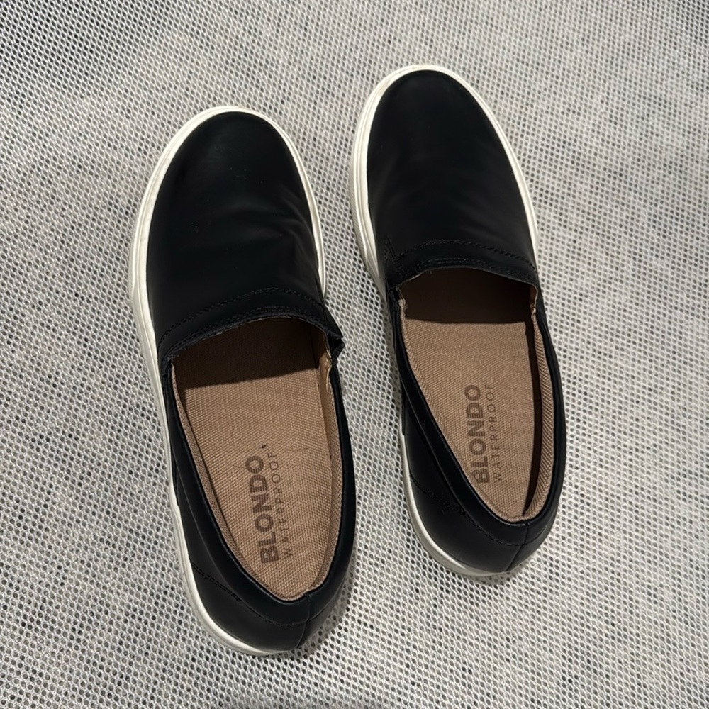 Black Waterproof Slip Ons